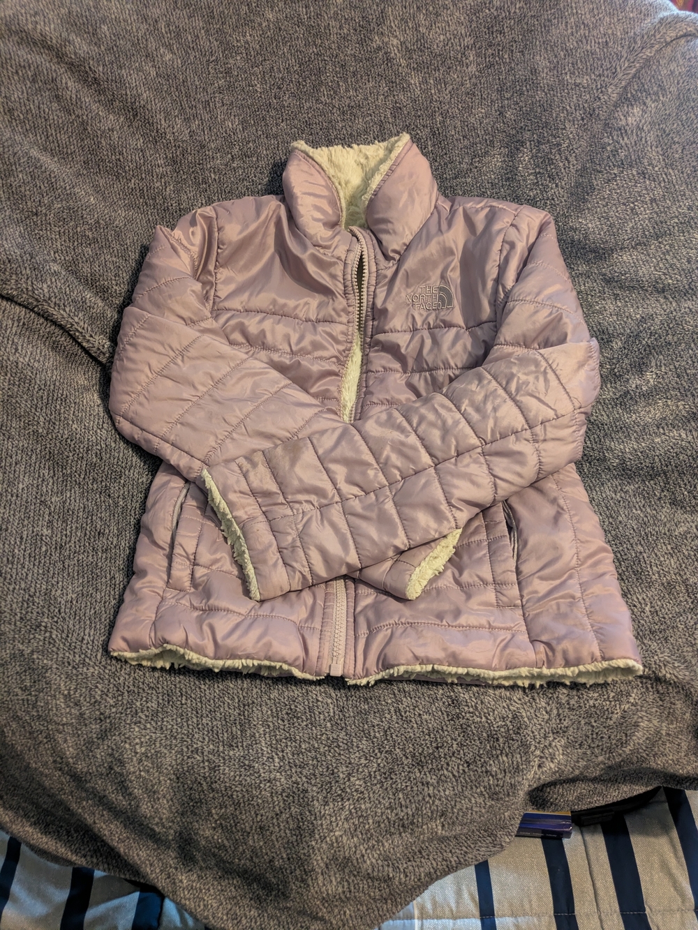 The North Face Mossbud Swirl Reversible Insulated Puffer Jacket (10/12)